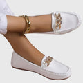 MELISSA | MOCASINES CON CADENA DORADA