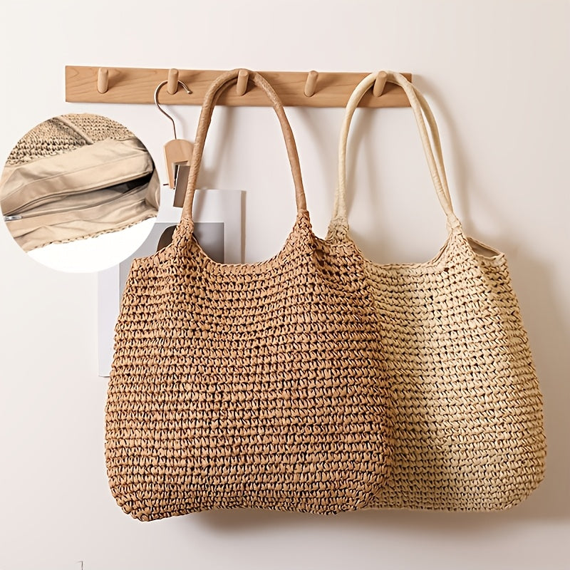 Marisol Bolso Bandolera de Paja - Detalle