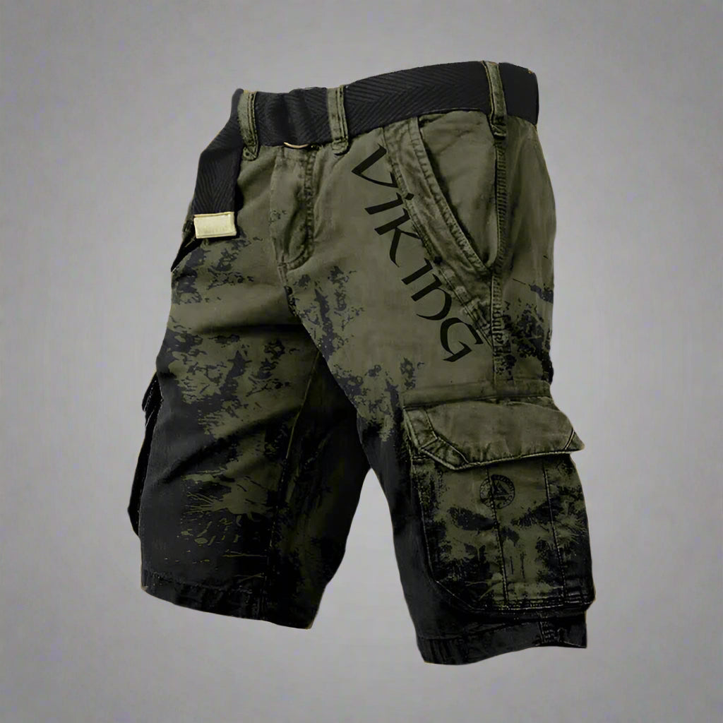 Cazel | Pantalón corto cargo vikingo cómodo