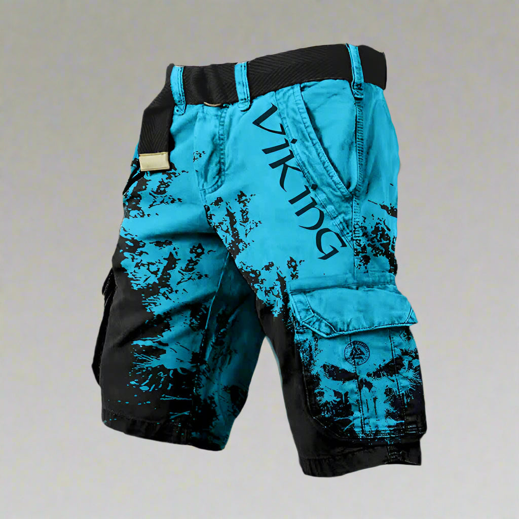 Cazel | Pantalón corto cargo vikingo cómodo