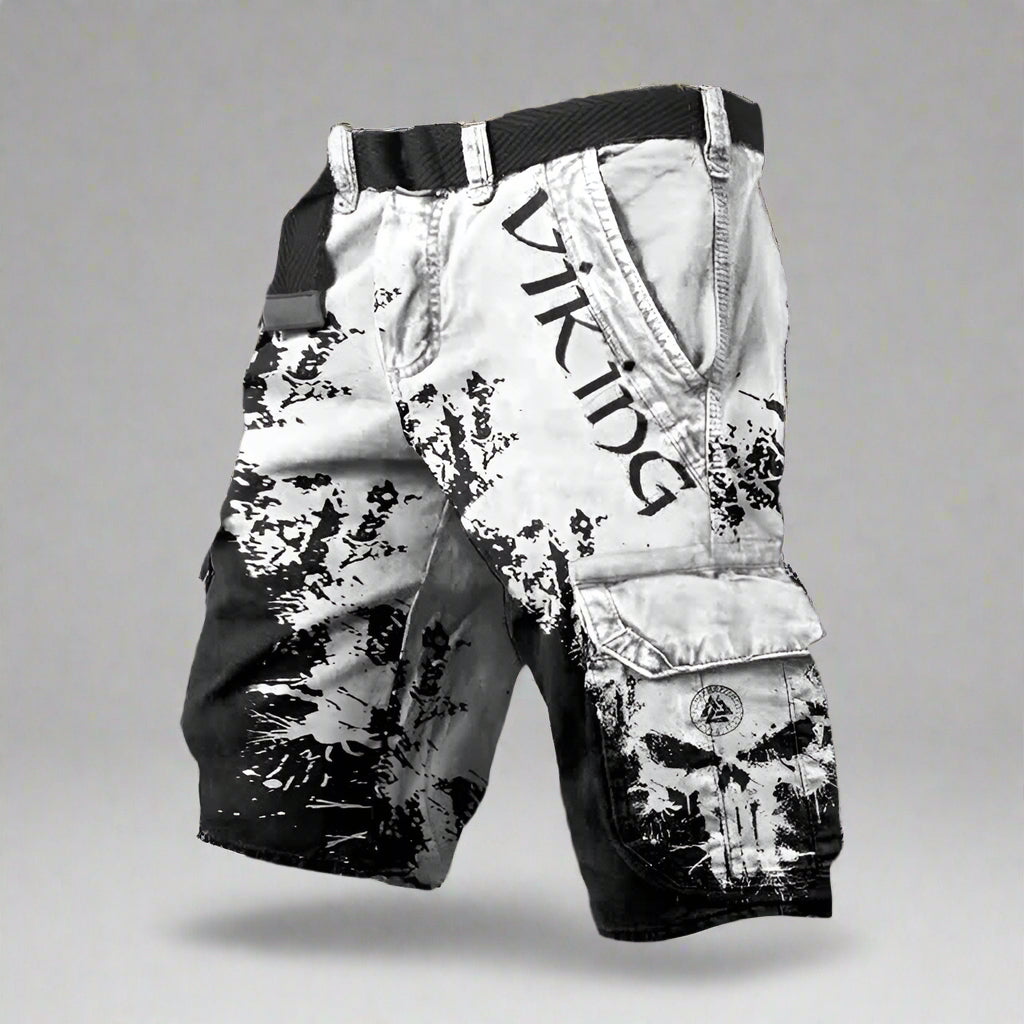 Cazel | Pantalón corto cargo vikingo cómodo