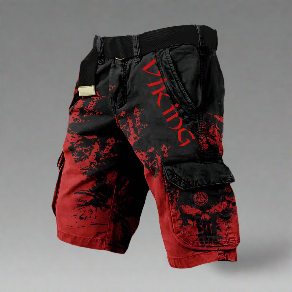 Cazel | Pantalón corto cargo vikingo cómodo