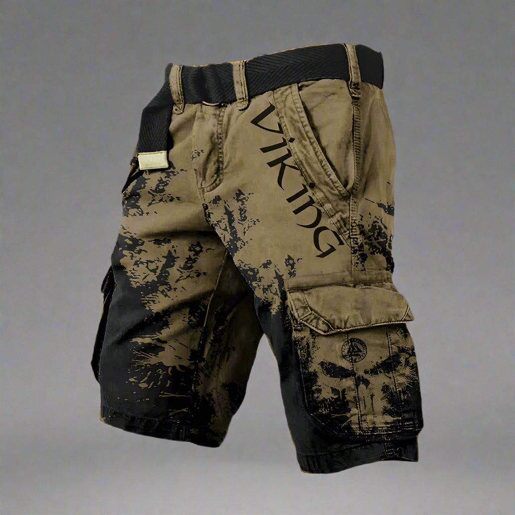 Cazel | Pantalón corto cargo vikingo cómodo