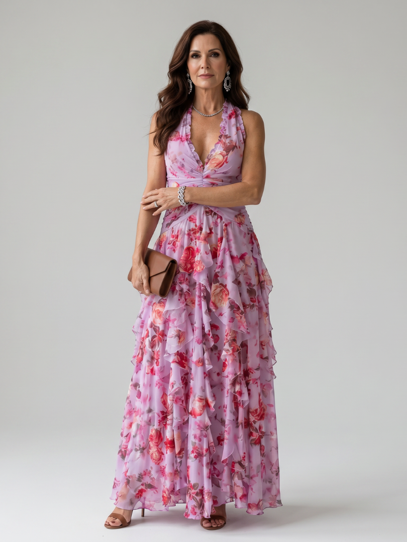 Nori maxi halter rosa