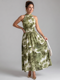 Olivia vestido midi verde