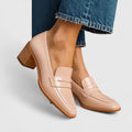MYKZELLE | MOCASINES DE TACÓN ELEGANTE