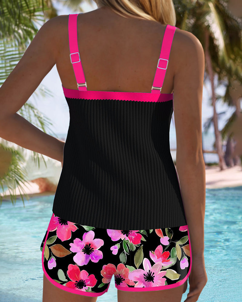 Thea | Conjunto de tankini elegante de dos piezas