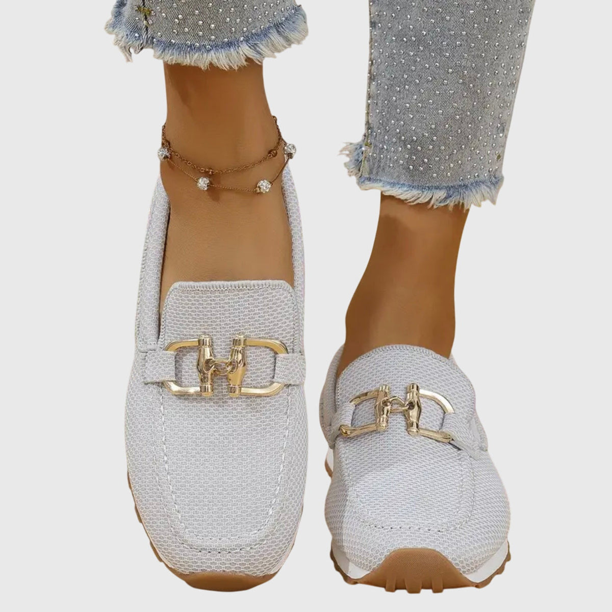 Lili - Zapatillas deportivas ortopédicas tipo mocasín