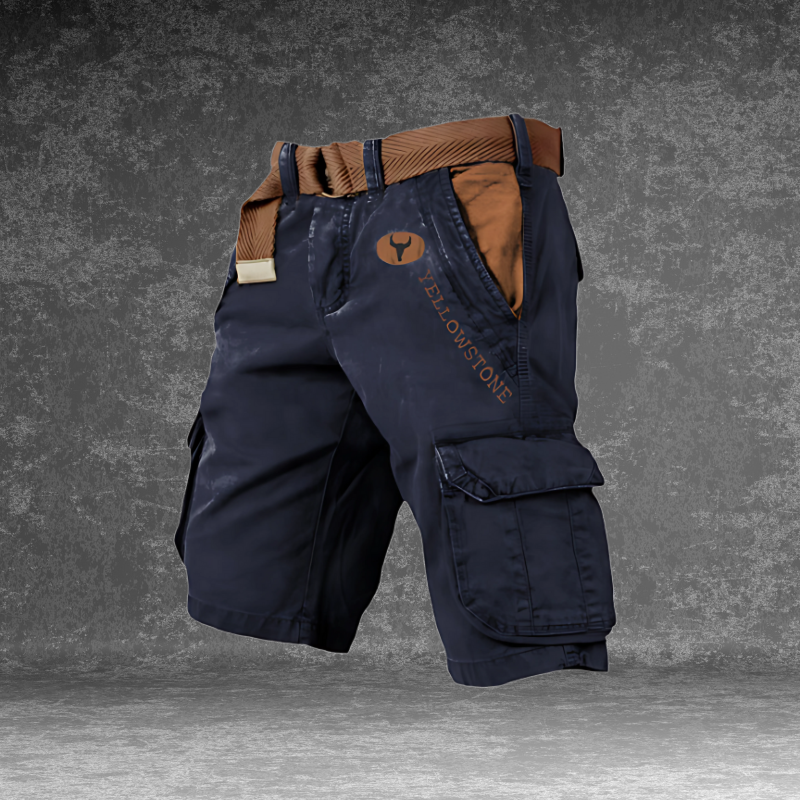 Cazel | Short cargo para hombre con 4 bolsillos