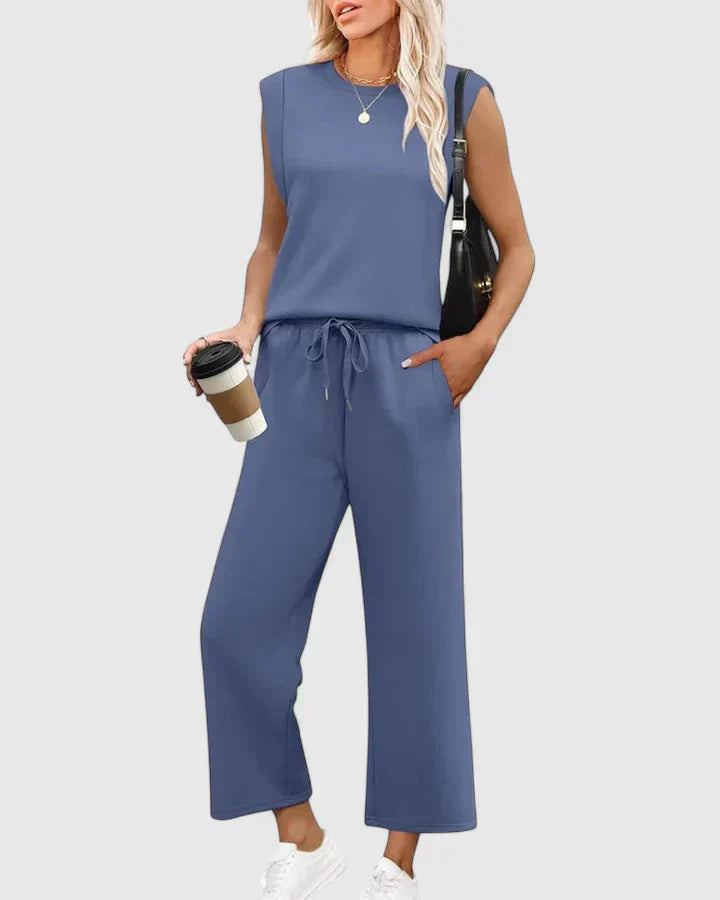 Olycette conjunto azul rey