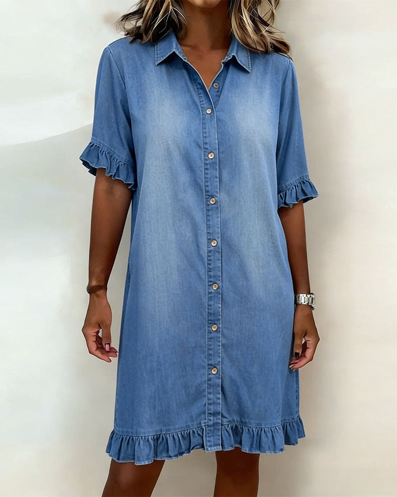 Maria vestido denim azul