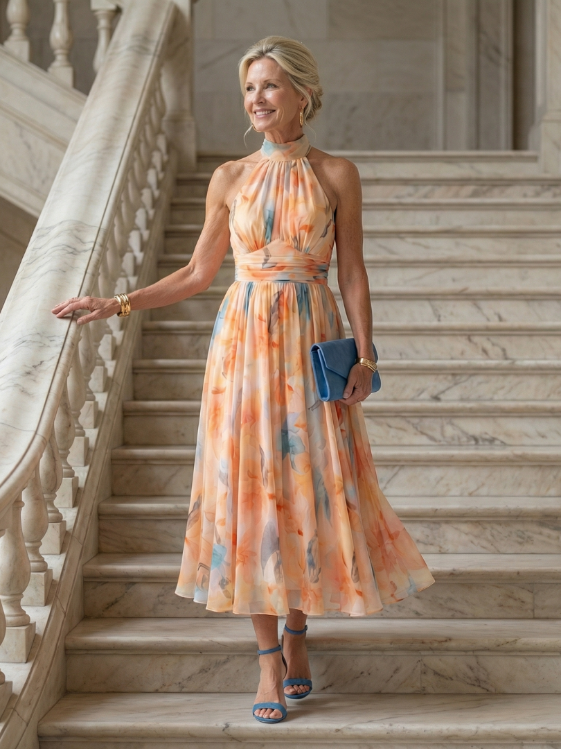 Elin vestido halter