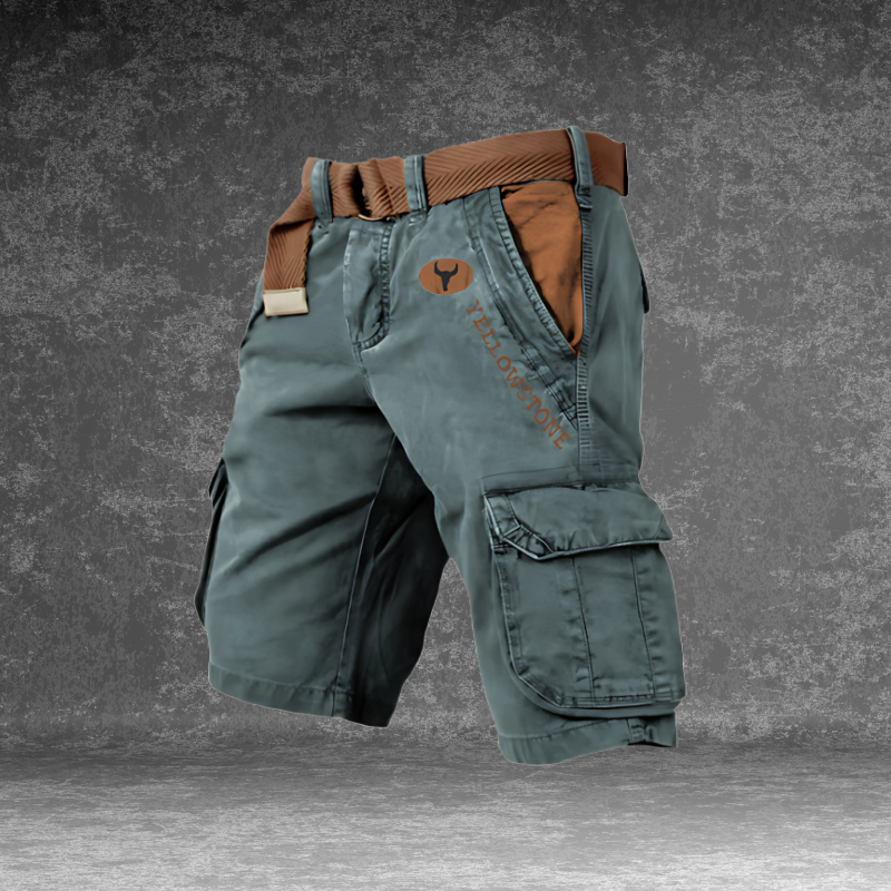 Cazel | Short cargo para hombre con 4 bolsillos