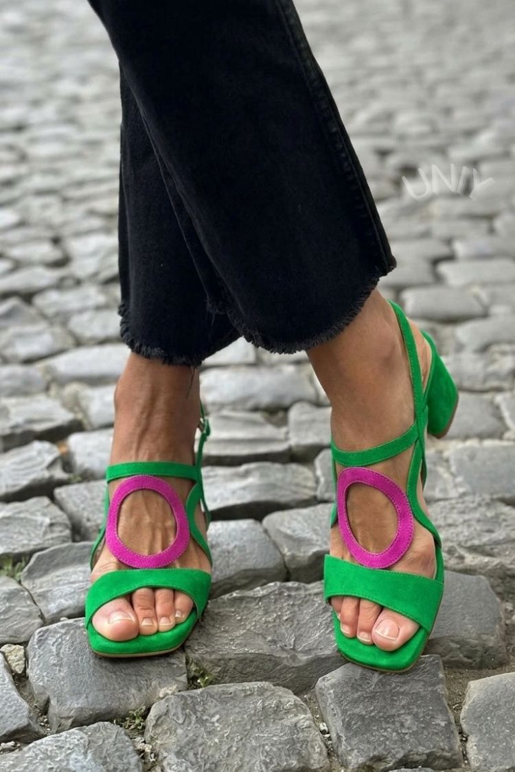 Jodie – Sandalias de verano vibrantes