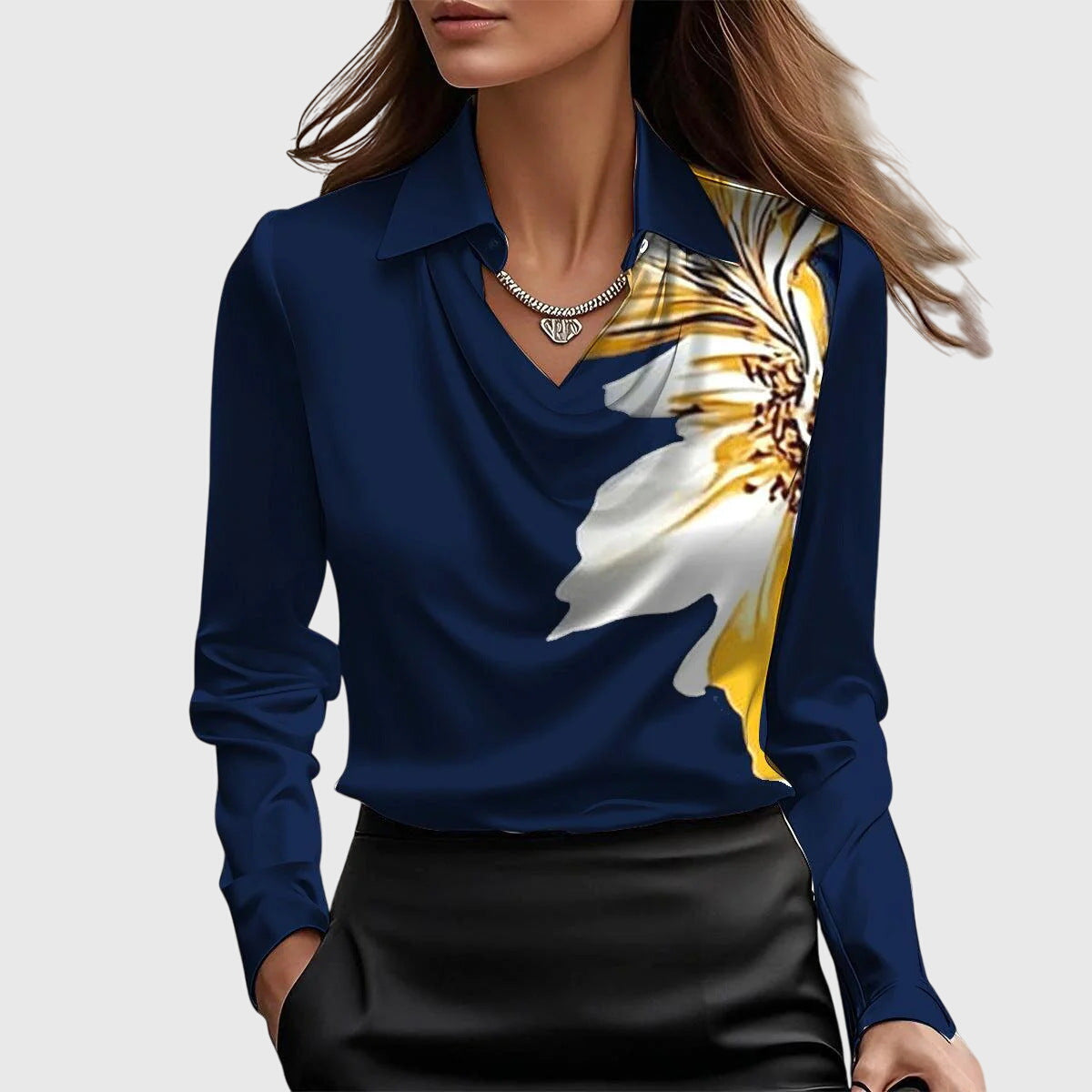 ZOE | BLUSA DE SATEN ELEGANTE