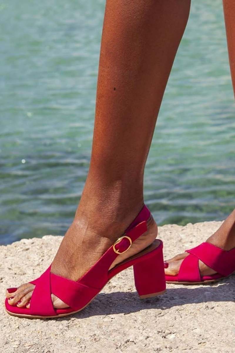 Heidi – Sandalias de verano azul cielo