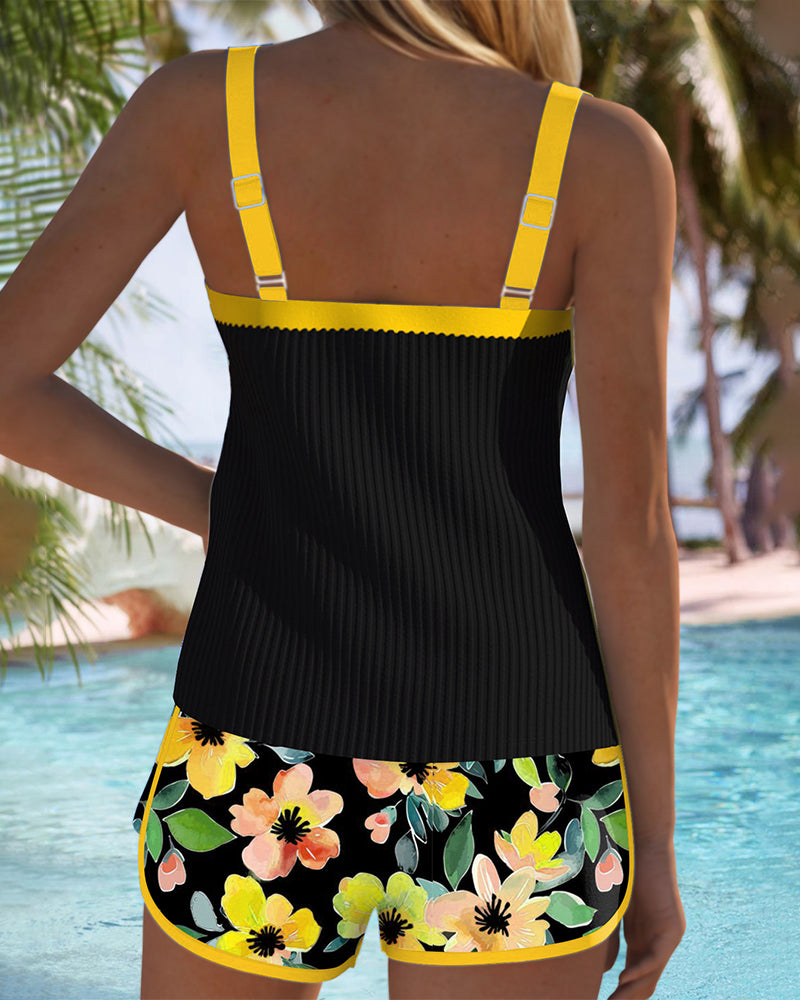 Thea | Conjunto de tankini elegante de dos piezas