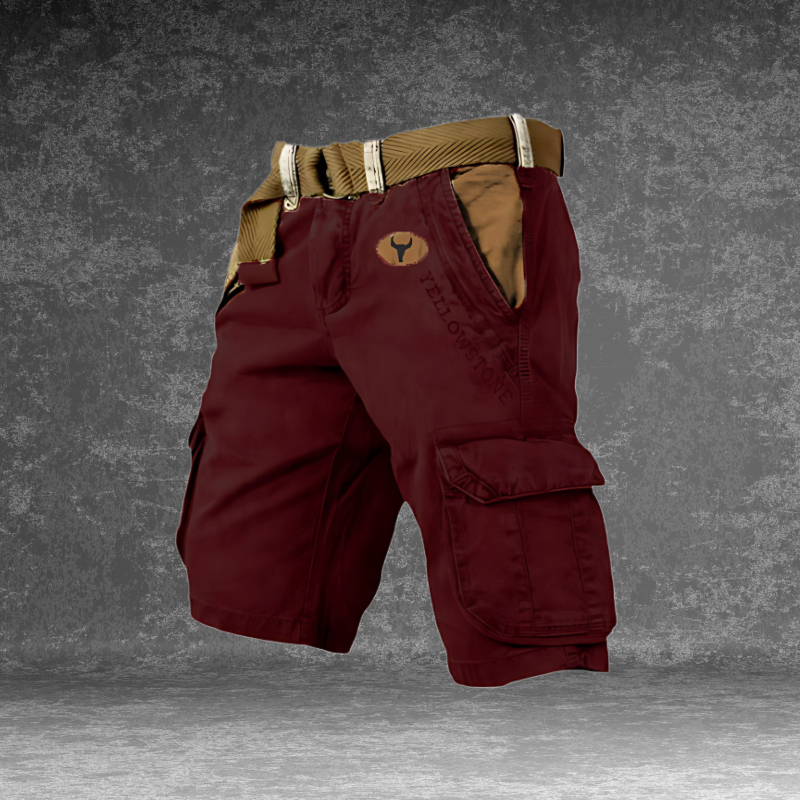 Cazel | Short cargo para hombre con 4 bolsillos