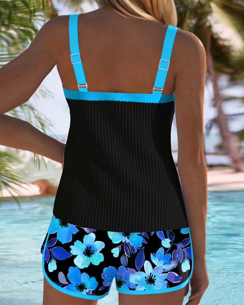 Thea | Conjunto de tankini elegante de dos piezas