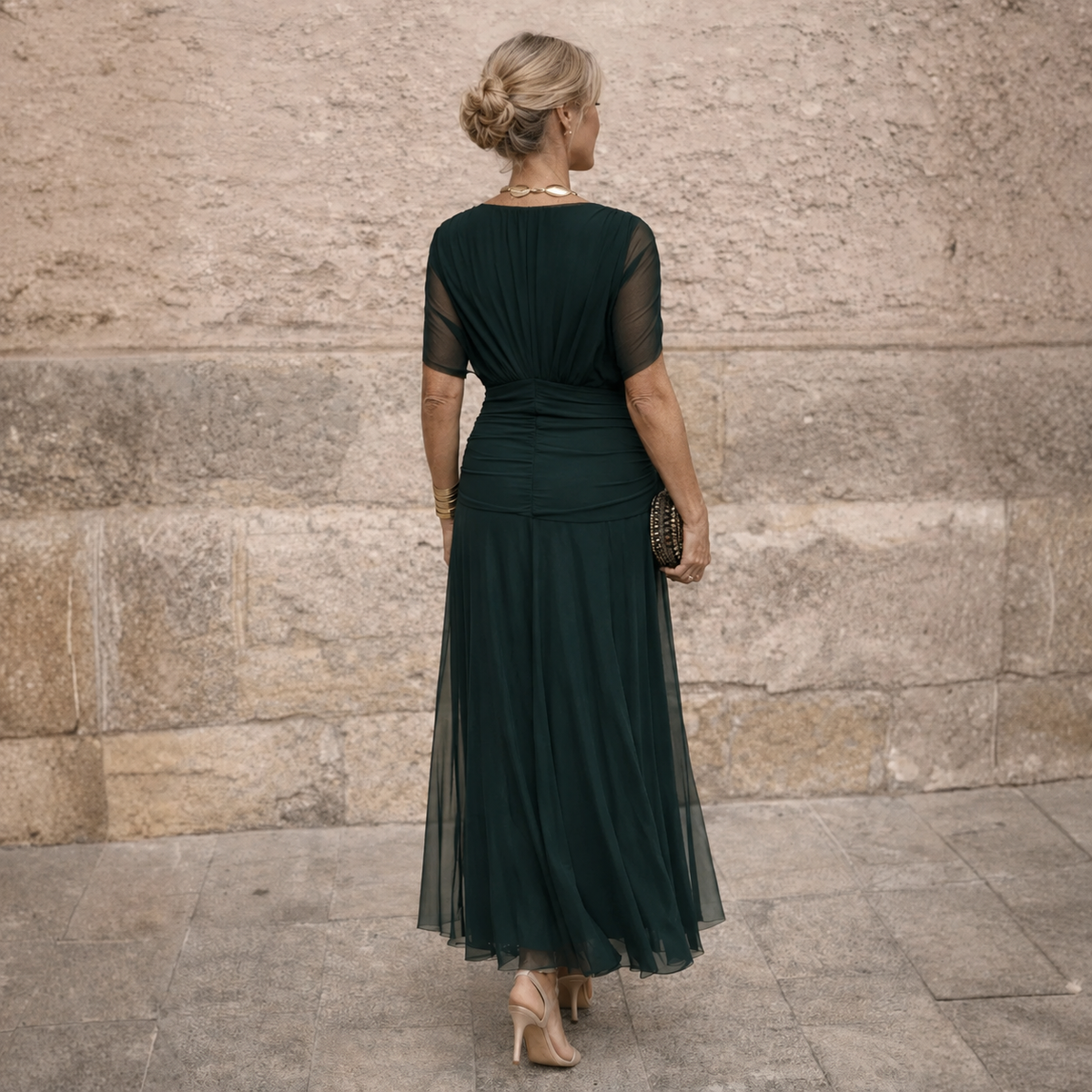 ELVIRA | ABITO ELEGANTE CON VITA SEGNATA