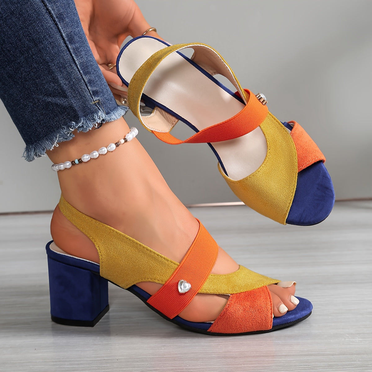 Lucia™ | Tacones de bloque con confort ortopédico