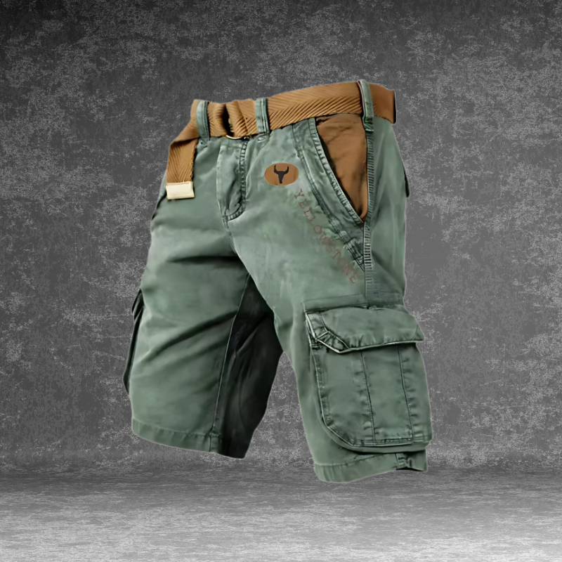 Cazel | Short cargo para hombre con 4 bolsillos