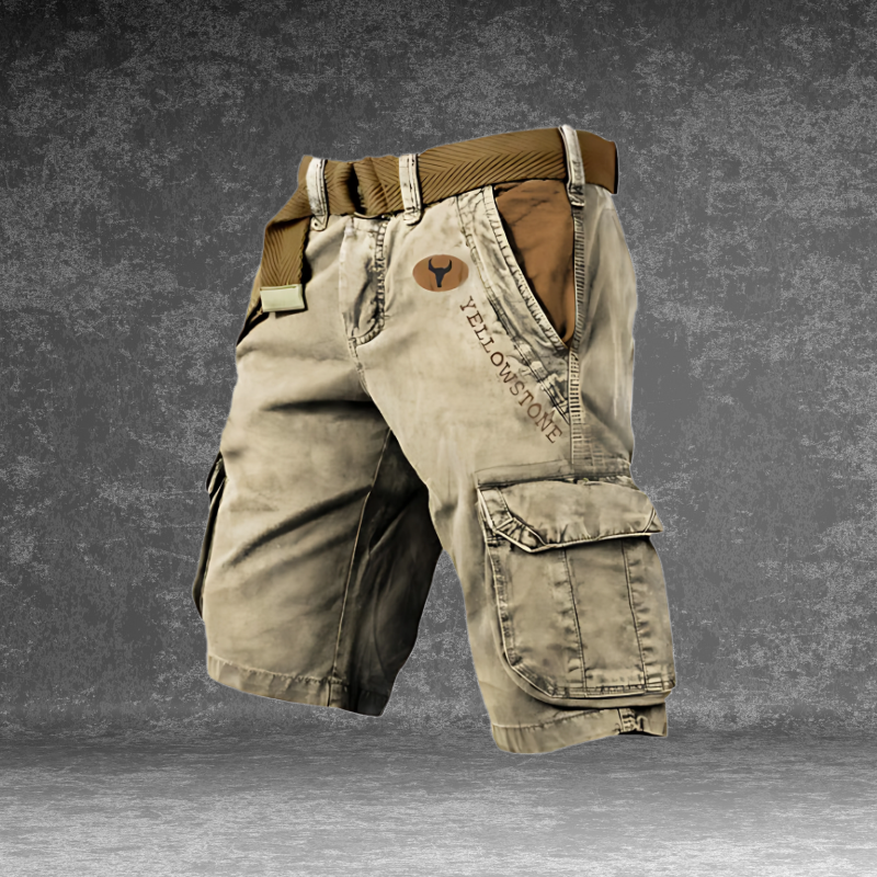 Cazel | Short cargo para hombre con 4 bolsillos
