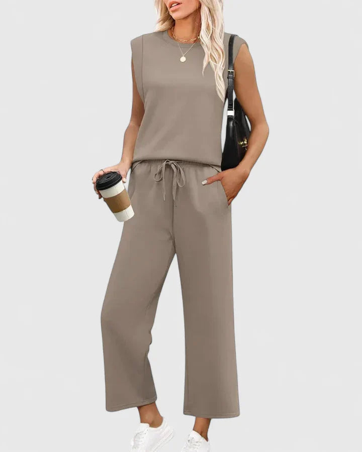 Olycette conjunto beige