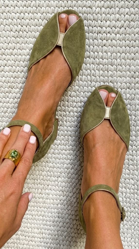 Joanna – Sandalias elegantes en verde salvia