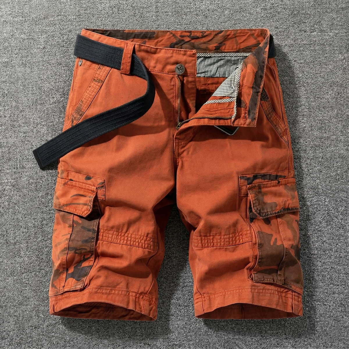 Cazel | Pantalones cortos cargo con cinturón