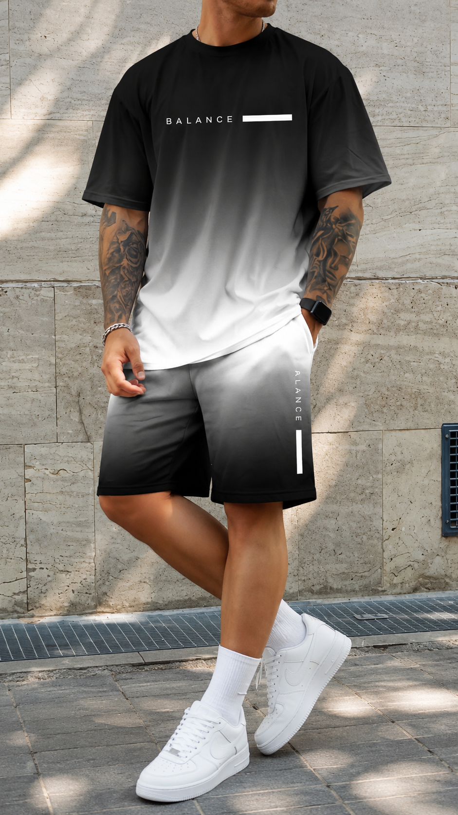 Varel | Conjunto de verano con efecto difuminado