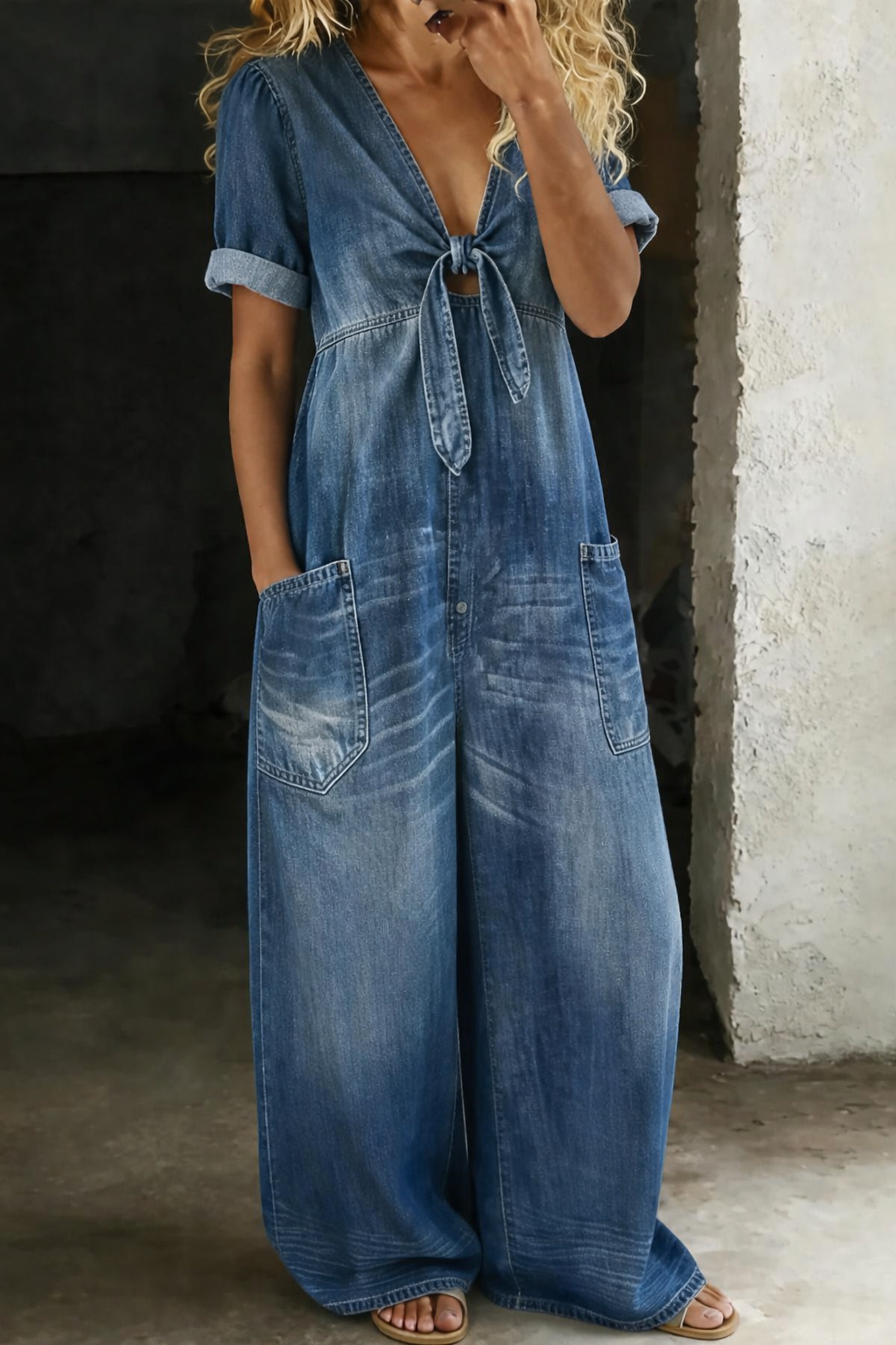 Maya jumpsuit azul
