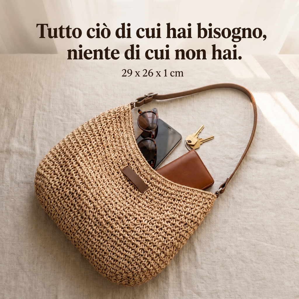 Dina Bolso Tejido Elegante - Detalle