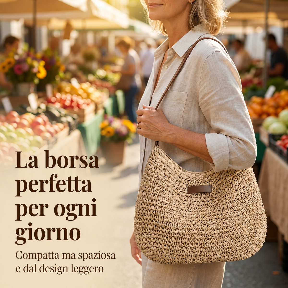 Dina Bolso Tejido Elegante - Detalle