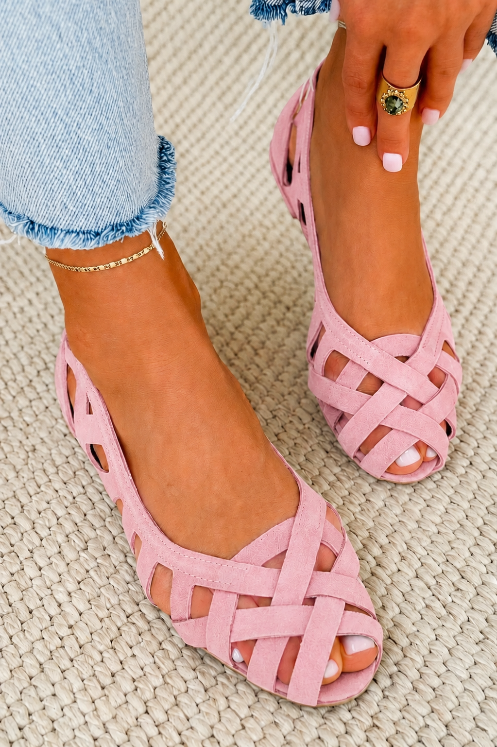Helena – Sandalias tejidas de verano