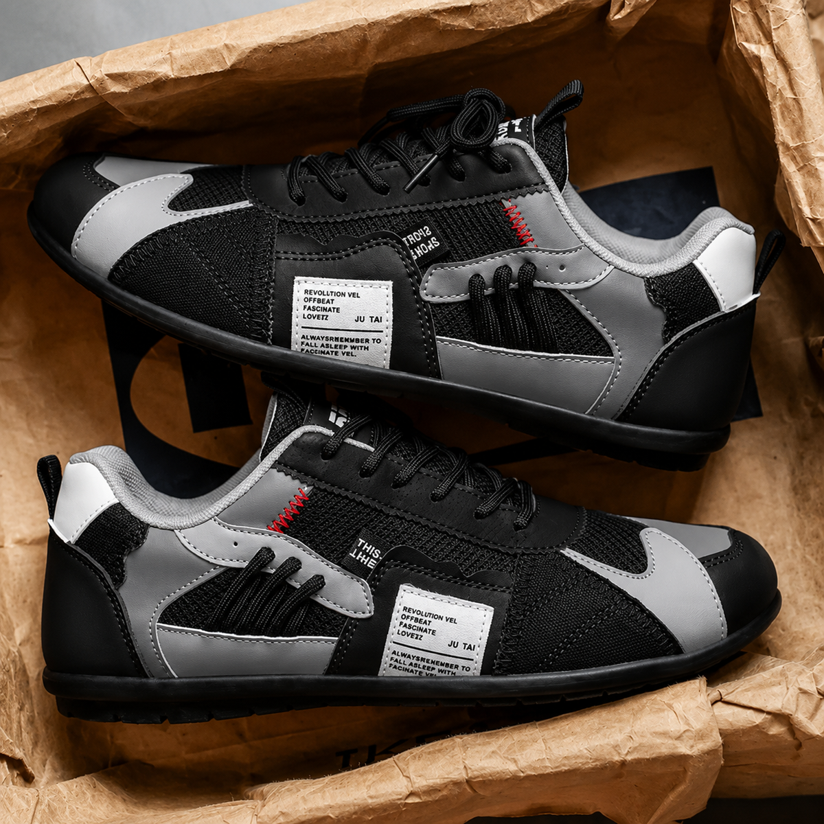 Tenis Luca Retro - Negro