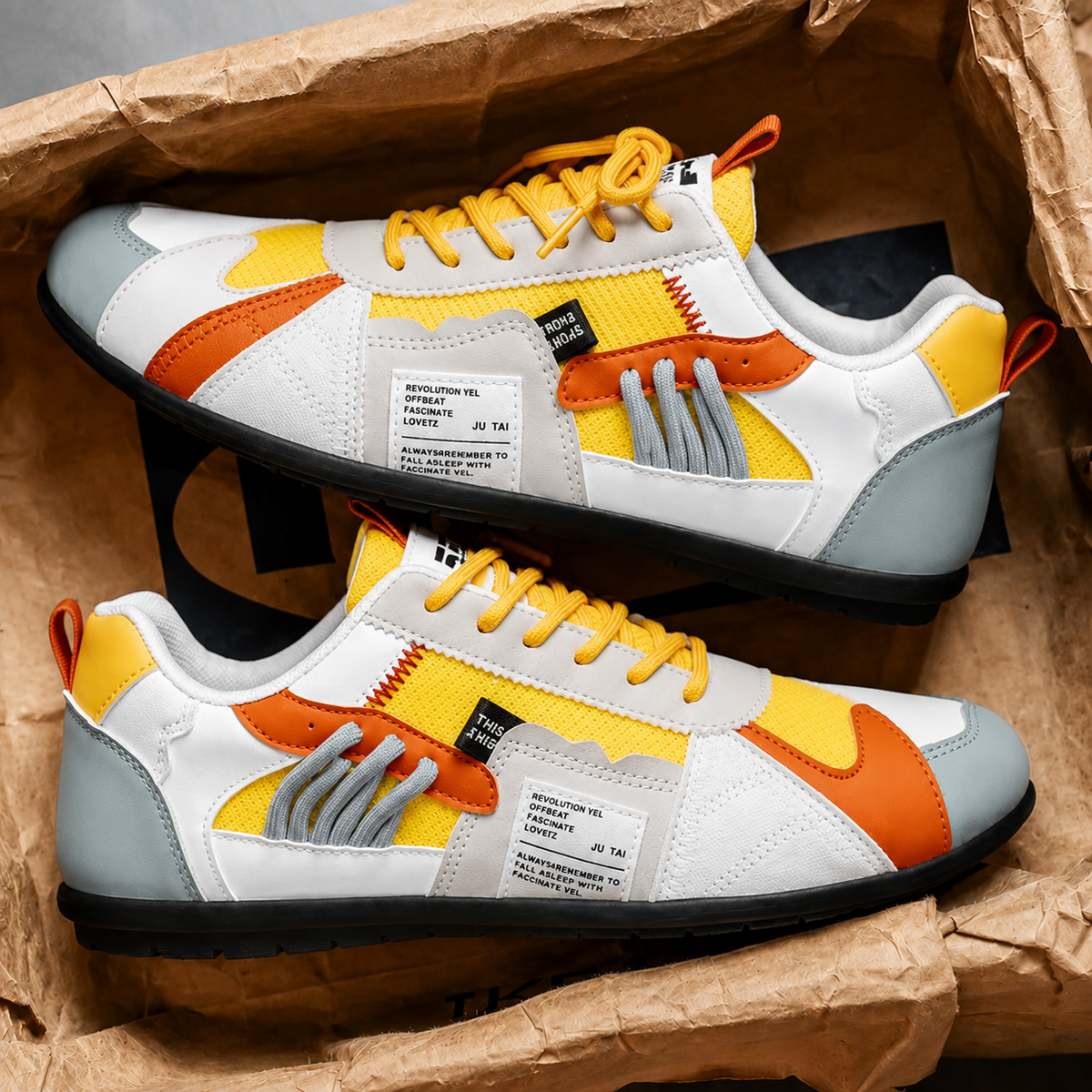 Tenis Luca Retro - Amarillo