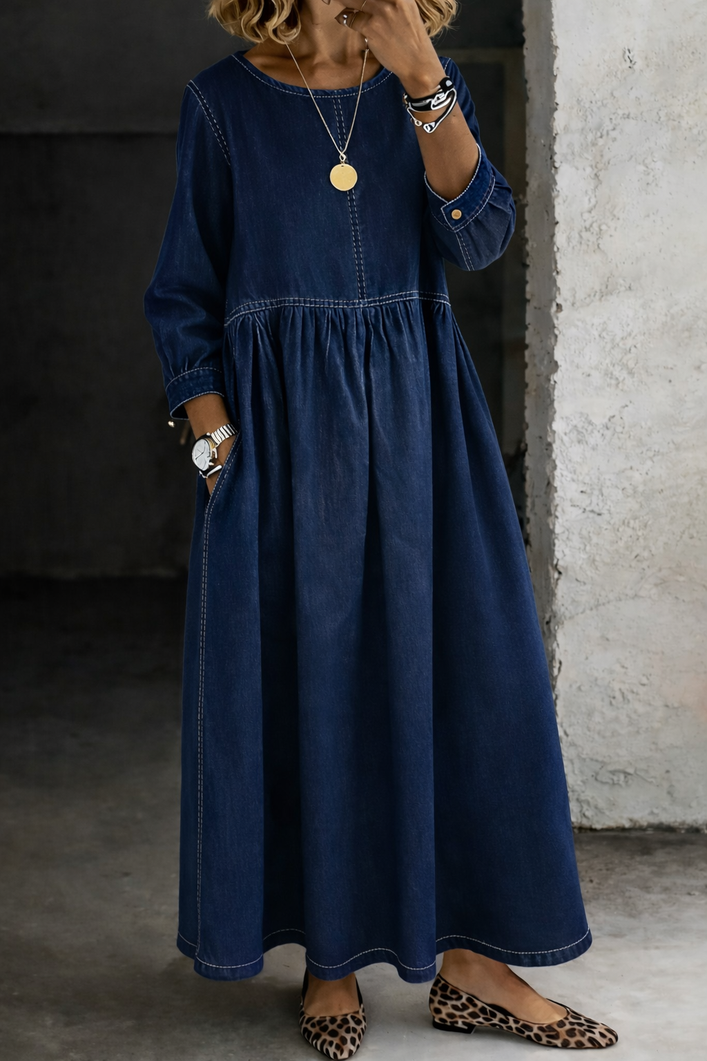 Melissa vestido denim