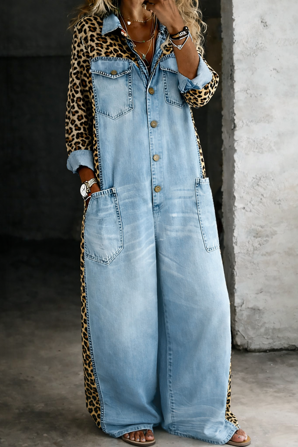 Amanda jumpsuit denim azul