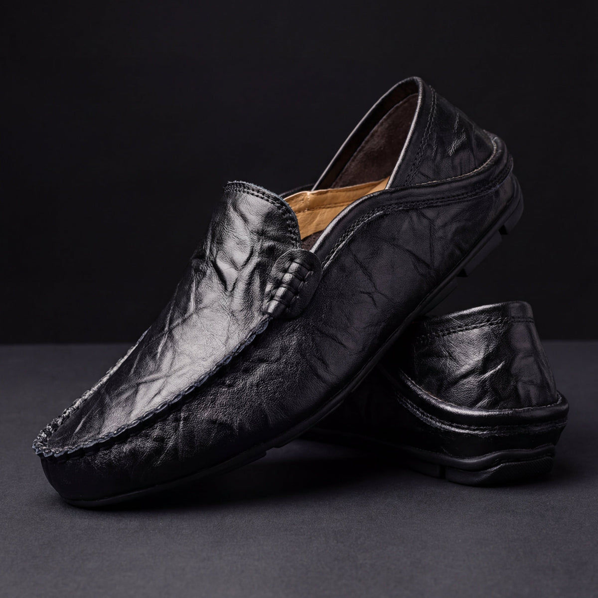 Mocasines Vittorio - Negro