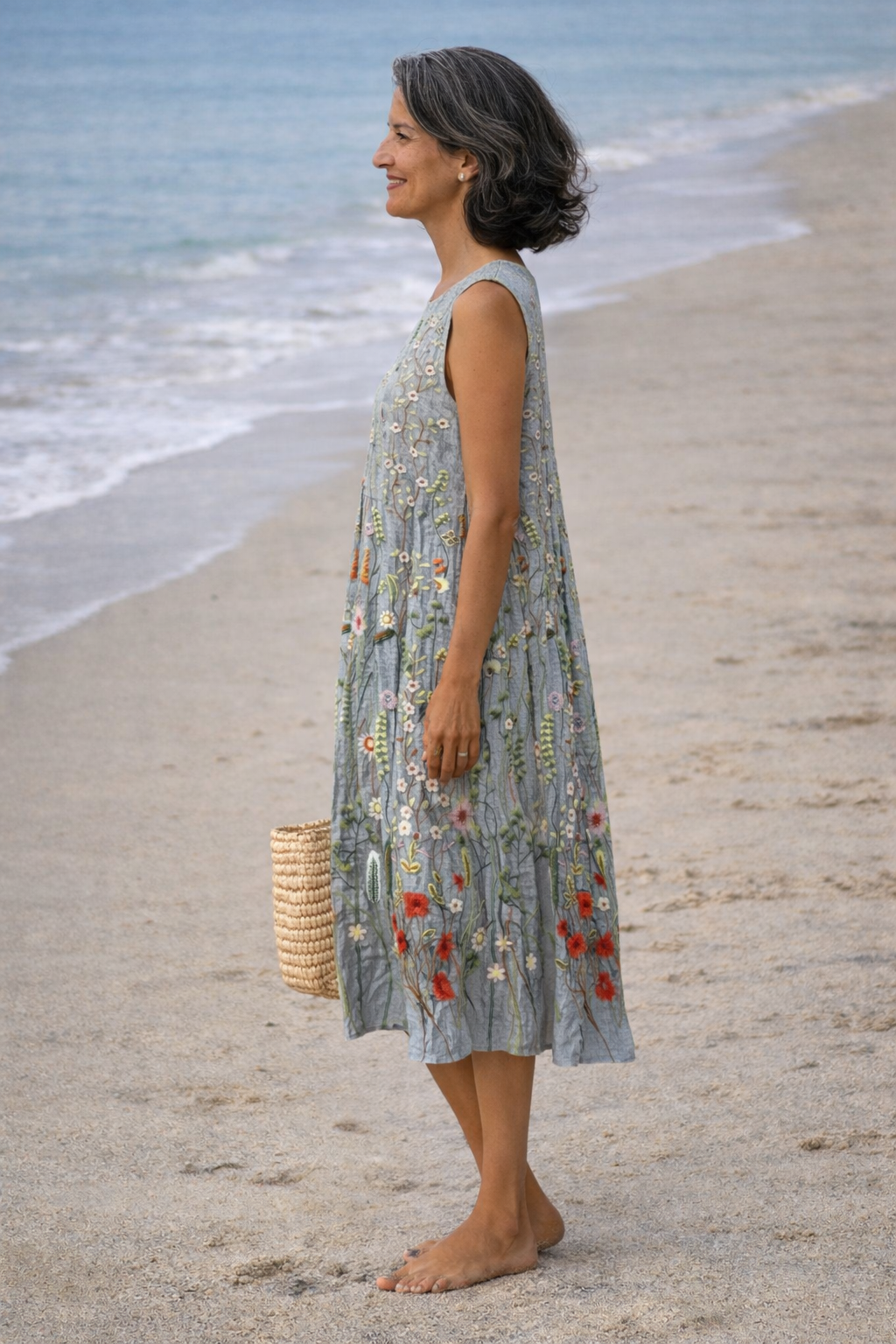 Cara vestido midi floral