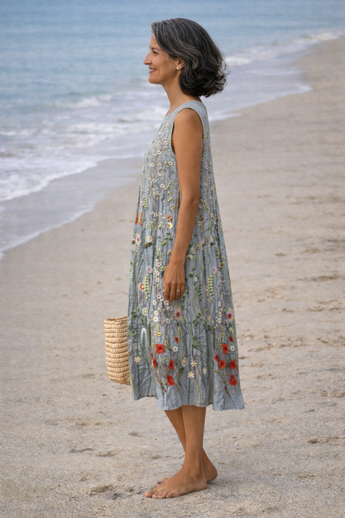 Cara vestido midi floral