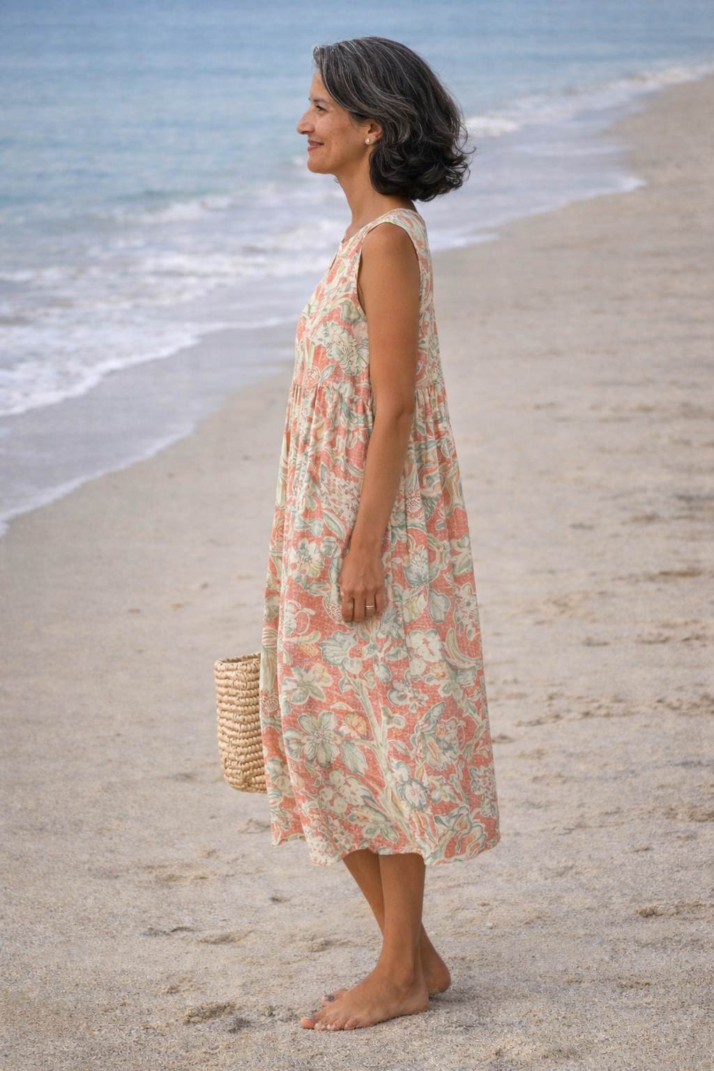 Belén vestido midi floral