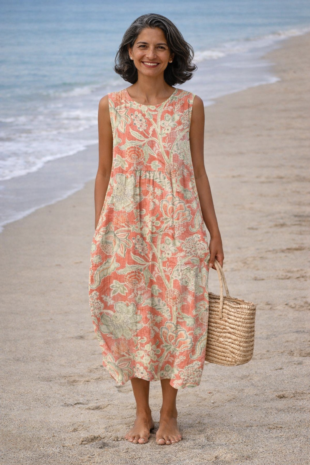 Belén vestido midi floral