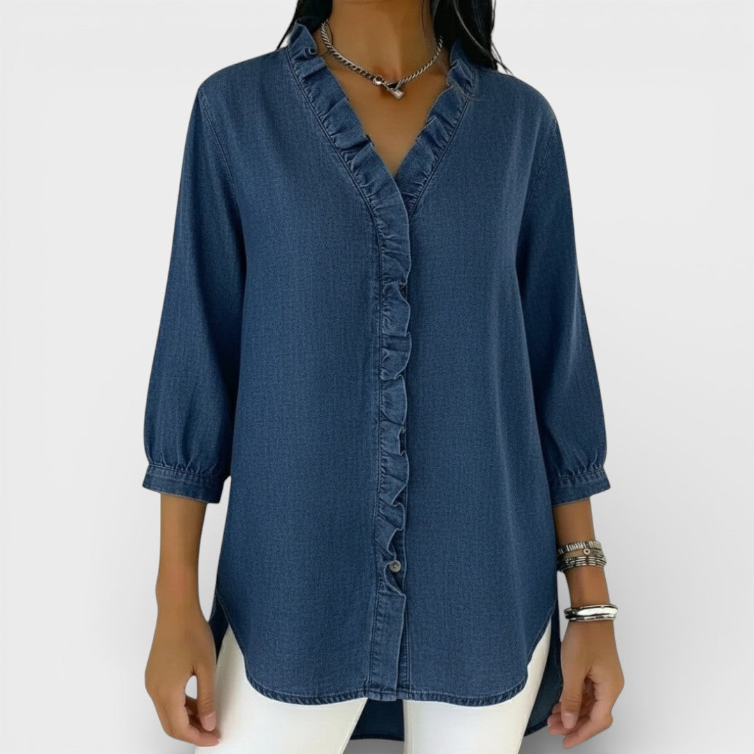 Heather | Blusa elegante con volantes