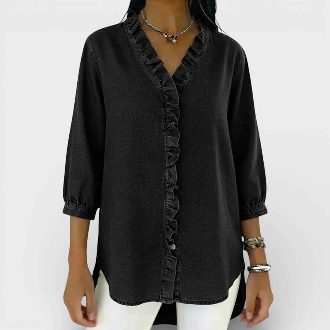 Heather | Blusa elegante con volantes