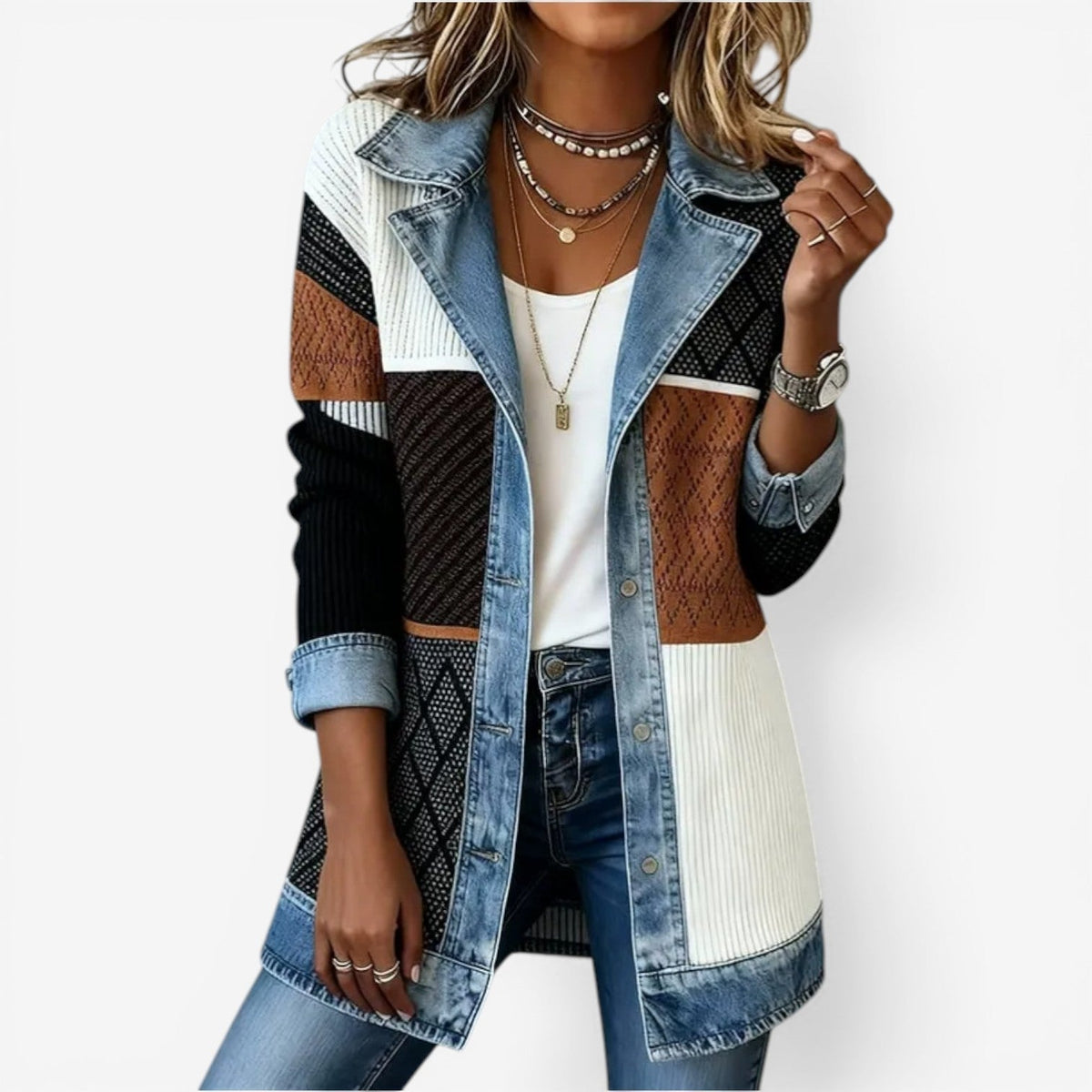 Emilia chaqueta denim unisex