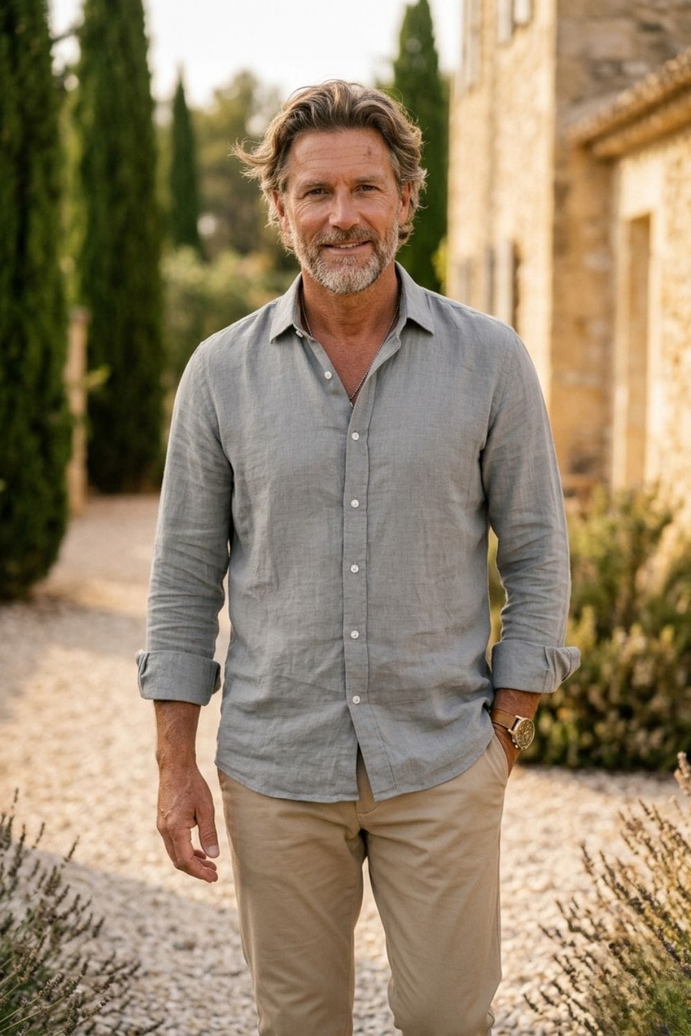 Camisa Étienne — Lino con Algodón, Fresca y Sin Arrugas
