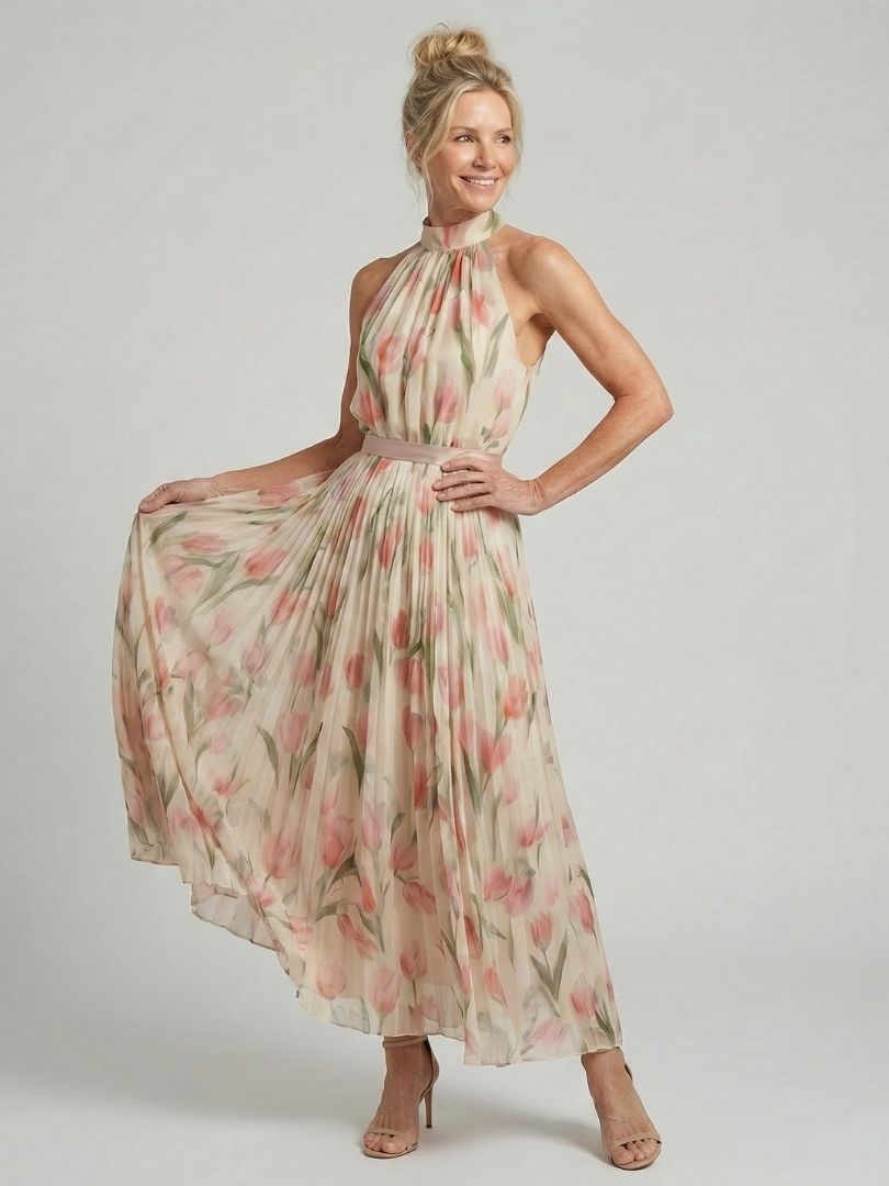 Aurelle vestido halter