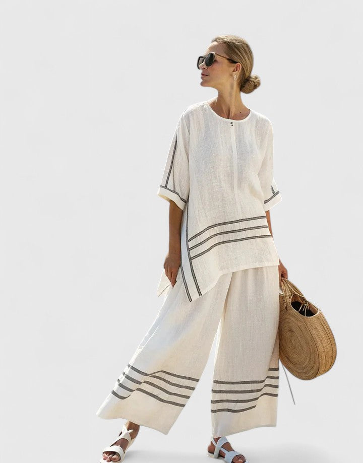 Rosavina conjunto blanco
